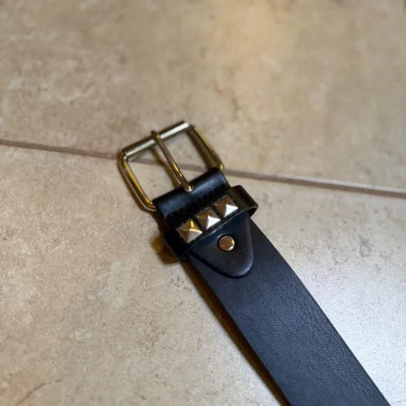 Studded Black Belt - Picture 4 of 5